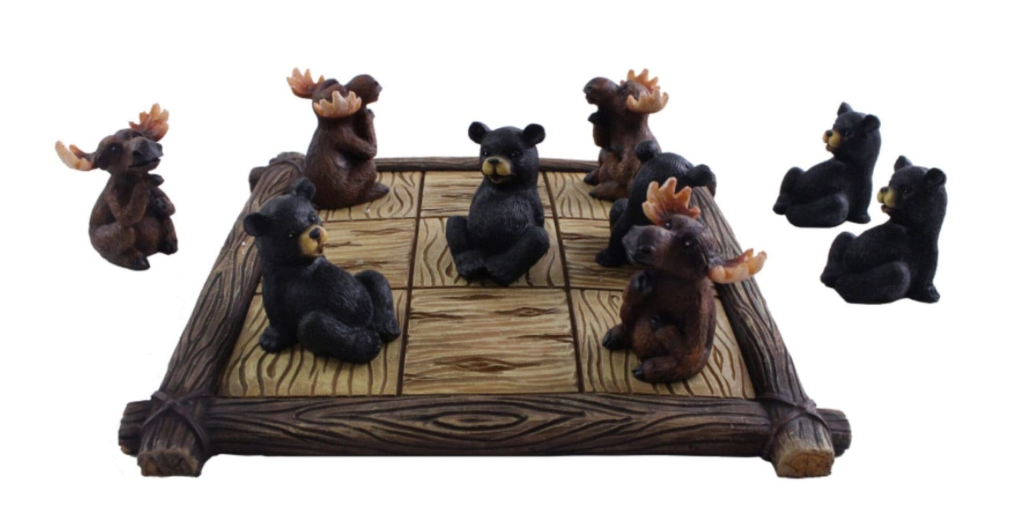 Bear & Moose Tic Tac Toe